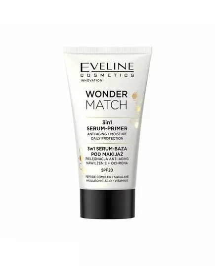 Жидкая база под макияж Eveline Cosmetics Wonder Match 3in1 Protecting, SPF 20, 30 мл