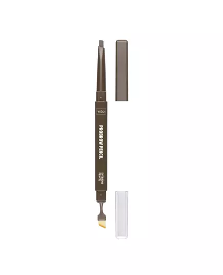 Кремовий олівець для брів зі щіточкою 2-в-1 Wibo ProBrow Define 1 gray-brown, 0,3 г