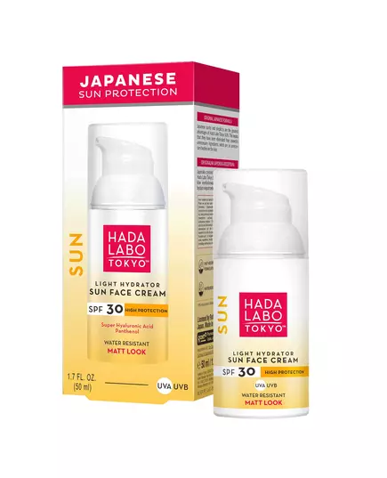 Увлажняющий солнцезащитный крем для лица Hada Labo Tokyo Sun Hyaluronic Acid SPF 30, 50 мл, изображение 2