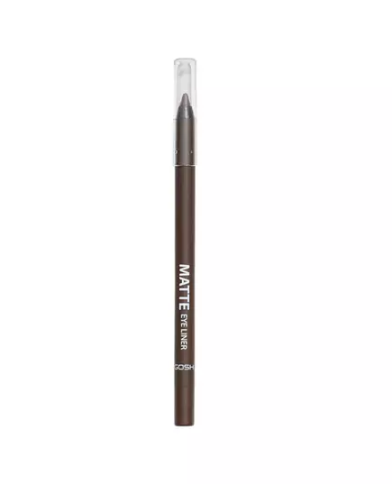Матовий олівець для очей GOSH Matte Eye Liner 014 Chocolate Brown, 1,2 г