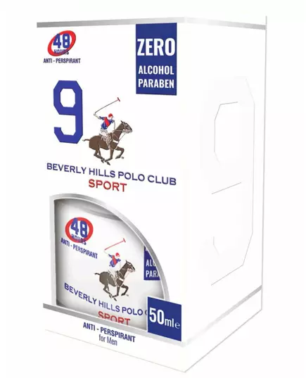 Антиперспирант-дезодорант спрей для мужчин Beverly Hills Polo Club 1982 - Sport 9, 50 мл