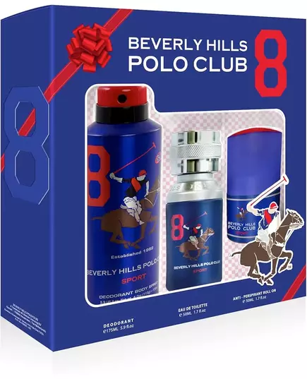 Набір парфумерії для чоловіків Beverly Hills Polo Club 1982 - Sport 8, 50 мл