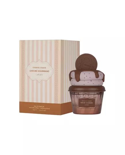 Парфюмерная вода унисекс Lattafa Give Me Gourmand Cookie Crave, 75 мл, изображение 2