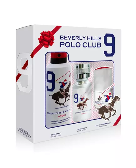 Набор парфюмерии и дезодорантов для мужчин Beverly Hills Polo Club 1982 - Sport 9, 50 мл, изображение 2