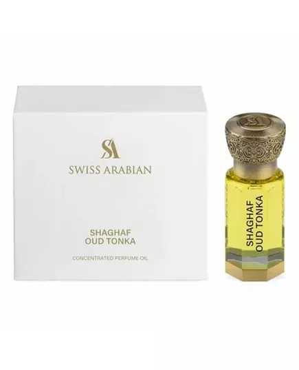 Масляные духи Swiss Arabian Shaghaf Oud Tonka, 12 мл