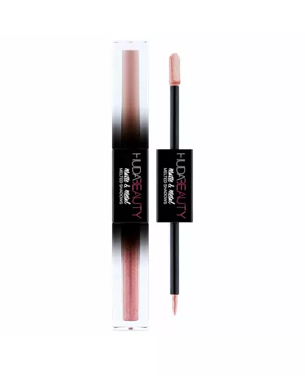 Рідкі тіні для повік Huda Beauty Matte & Metal Cinnamon Toast, 4 мл