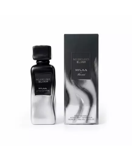 Екстракт парфумерної води для чоловіків Nylaa by Rasasi No Excuses Elixir, 100 мл, зображення 2