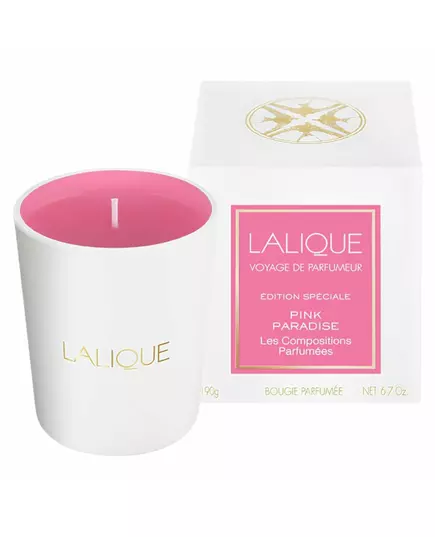 Ароматическая свеча Lalique Les Compositions Parfumees - Pink Paradise, 190 г, изображение 2