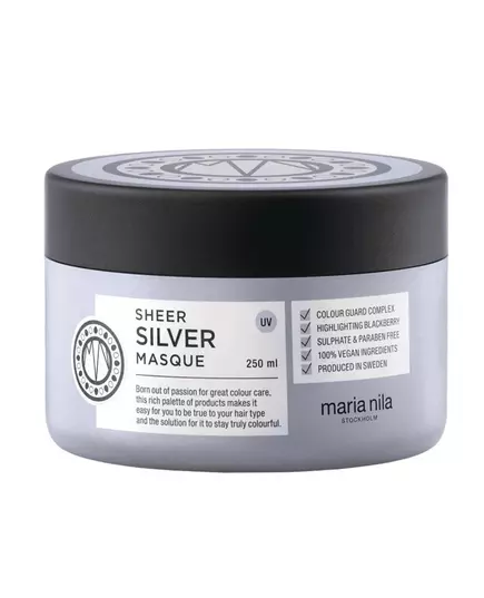 Зволожувальна крем-маска для догляду за волоссям Maria Nila Sheer Silver, 250 мл
