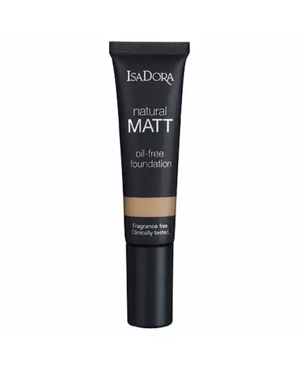 Матирующая тональная основа IsaDora Natural Matt Oil-Free 18 Almond, 35 мл