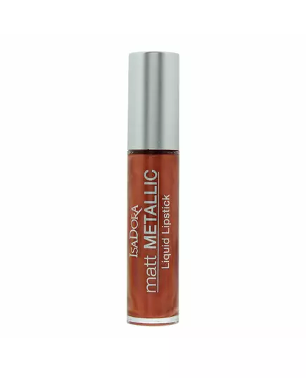 Матова металева рідка губна помада IsaDora Matt Metallic 82 Copper Chrome, 7 мл, зображення 2