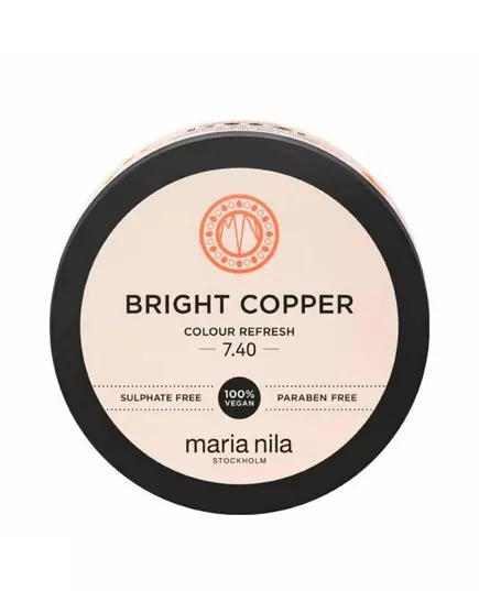 Оттеночная маска для волос Maria Nila COLOR REFRESH #7.40-Bright Copper, 100 мл