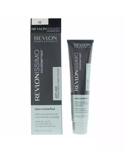 Стойкая краска для волос Revlon Revlonissimo Colorsmetique Hyaluronic Acid 10 Lightest Blonde, 60 мл