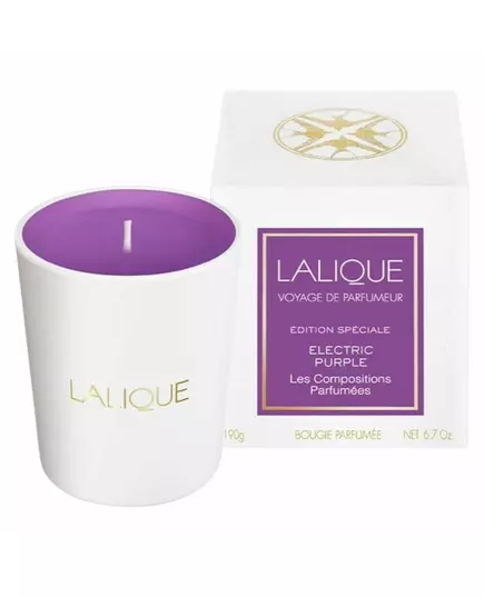 Ароматическая свеча Lalique Les Compositions Parfumees Electric Purple Woody Fruity, 190 г, изображение 2