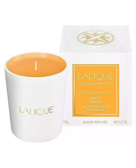 Ароматическая свеча Lalique Les Compositions Parfumees - Sweet Amber, 190 г, изображение 2