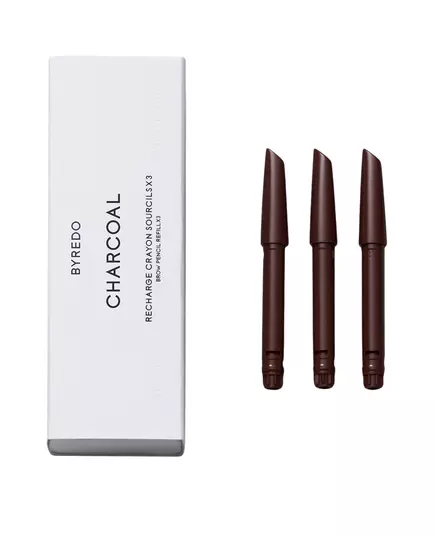 Набір кремових олівців для брів Byredo All-In-One Eyebrow Cream Pencil 04 Charcoal Refill, 3 штуки