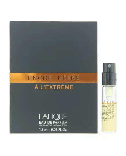 Пробник парфюмерной воды для мужчин Lalique Encre Noire A L'Extreme, 1,8 мл, изображение 2