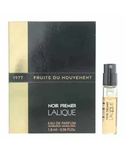 Пробник унісекс парфумованої води Lalique Noir Premier - Fruits du Mouvement, 1,8 мл