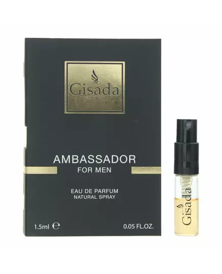 Пробник парфумованої води для чоловіків Gisada Ambassador, 1,5 мл
