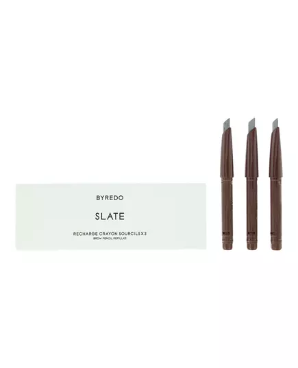 Набір кремових олівців для брів Byredo All-In-One 05 Slate Refill, 3 штуки, зображення 2