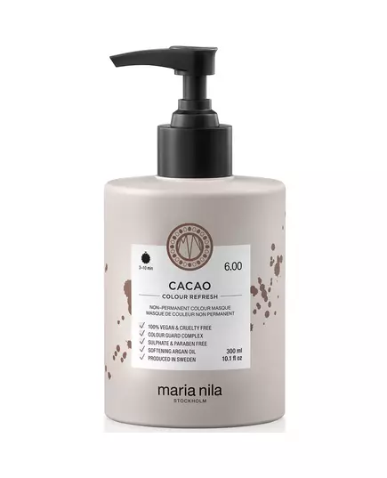 Оттеночная маска-крем для волос Maria Nila Colour Refresh 6.00 Cacao, 300 мл