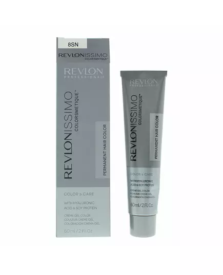 Стойкая краска для волос Revlon Revlonissimo Colorsmetique 8SN Light Blonde, 60 мл