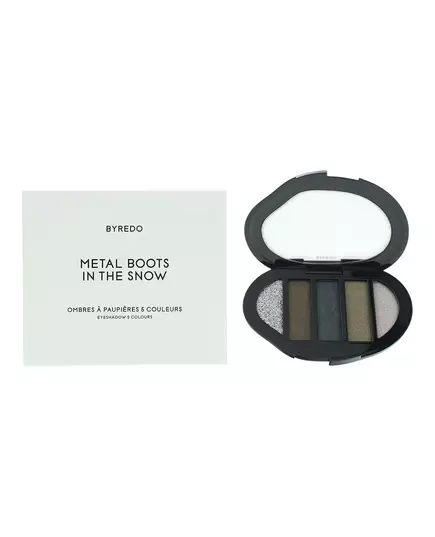 Палетка тіней для повік Byredo Metal Boots in the Snow 5 відтінків, 8 г, зображення 2