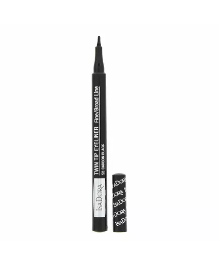 Рідка підводка для очей IsaDora Twin Tip 52 Carbon Black, 1 мл