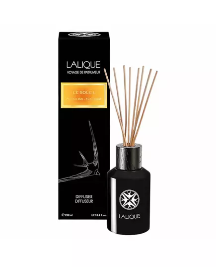 Ароматический диффузор с палочками Lalique Le Soleil Chiang Mai Thailande Gloss Black, 250 мл, изображение 2