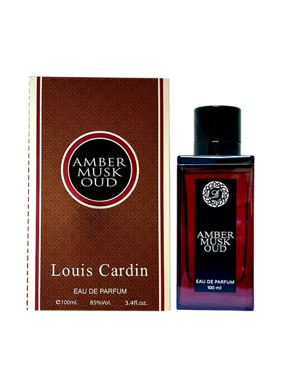 Парфюмерная вода унисекс Louis Cardin Amber Musc Oud, 100 мл, изображение 2