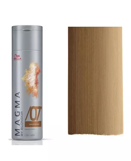Тонуючий крем для фарбування волосся Wella Professionals Magma By Blondor /07+ Dark Chestnut, 120 г
