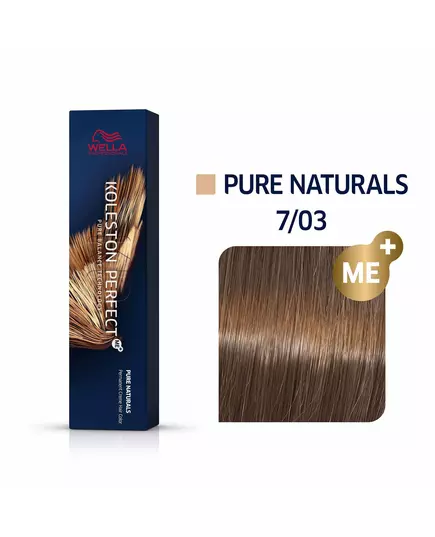 Стойкая краска для волос Wella Professionals Koleston Perfect Nº 7.03, 60 мл