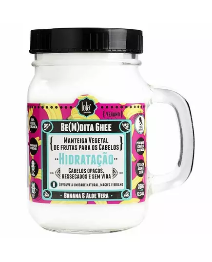 Крем-маска для ухода за волосами Lola Cosmetics Be(M)dita Ghee Banana & Aloe Vera, 350 г