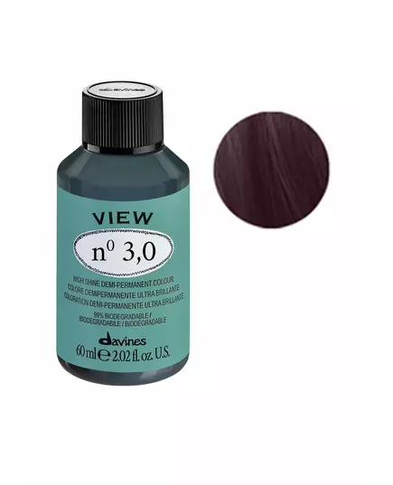 Тонувальний крем-барвник для волосся Davines View 3.0 Dark Brown, 60 мл