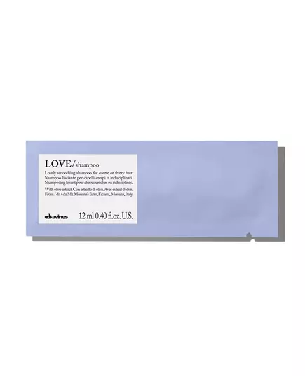 Набір шампунів для розгладжування волосся Davines Love Smoothing 12 шт. по, 12 × 12 мл