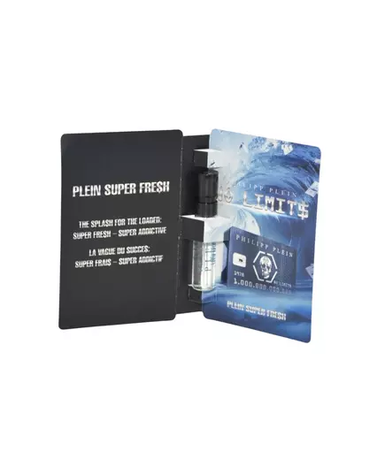 Флакон-пробник туалетной воды для мужчин Philipp Plein No Limits Super Fresh, 1,5 мл