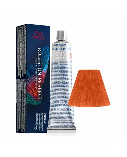 Стойкая краска для волос Wella Professionals Koleston Me+ Nº 0/43, 60 мл, изображение 2