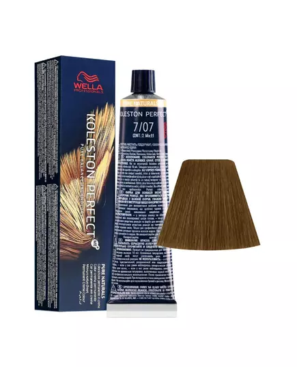 Стойкая краска для волос Wella Professionals Koleston Me+ Nº 7/07, 60 мл