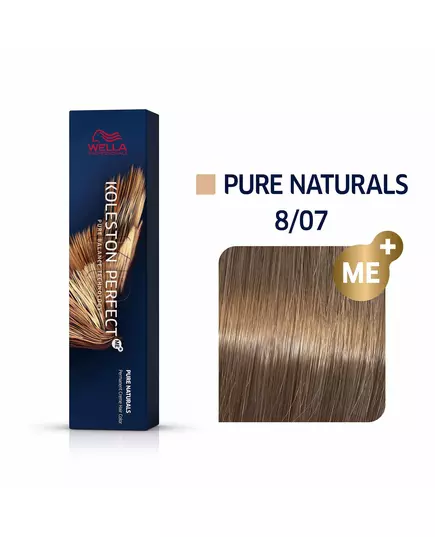 Стойкая краска для волос Wella Professionals Koleston Me+ Nº 8/07, 60 мл