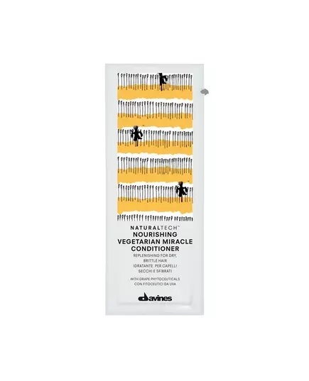 Набір кондиціонерів для волосся Davines NaturalTech Nourishing Vegetarian Miracle Hydrating, 12 × 12 мл