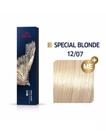 Стойкая краска для волос Wella Professionals Koleston Me+ Nº 12/07, 60 мл