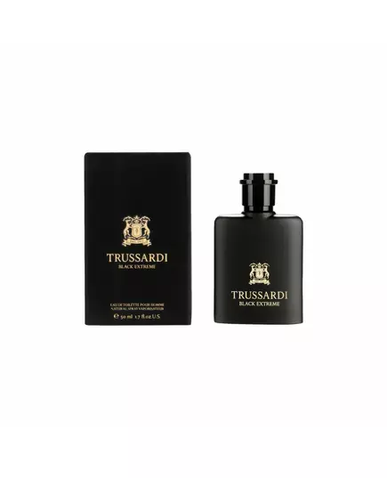 Туалетна вода для чоловіків Trussardi Black Extreme, 100 мл, зображення 2