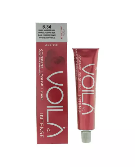 Стійка фарба для волосся Intercosmo Voila 3C Intense, 60 мл, зображення 2