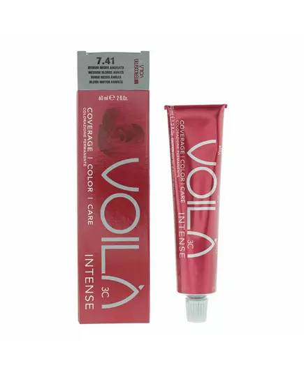 Стойкая краска для волос Intercosmo Voila 3C Intense, 60 мл, изображение 2