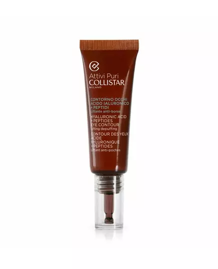 Сыворотка для кожи вокруг глаз Collistar Attivi Puri Hyaluronic Acid + Peptide Lifting & Depuffing Daily, 15 мл