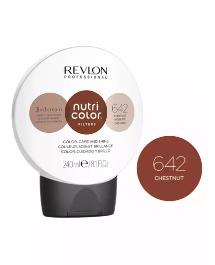 Стійка фарба для волосся Revlon Nutri Color Brown Nº 642, 240 мл