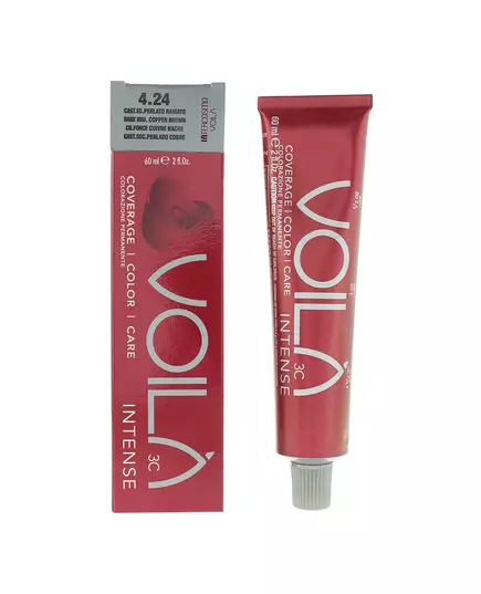 Стійка фарба для волосся Intercosmo Voila 3C Intense, 60 мл, зображення 2