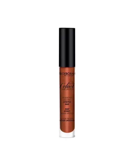 Матова рідка губна помада Deborah Fluid Velvet 53 Brown, 4,5 г