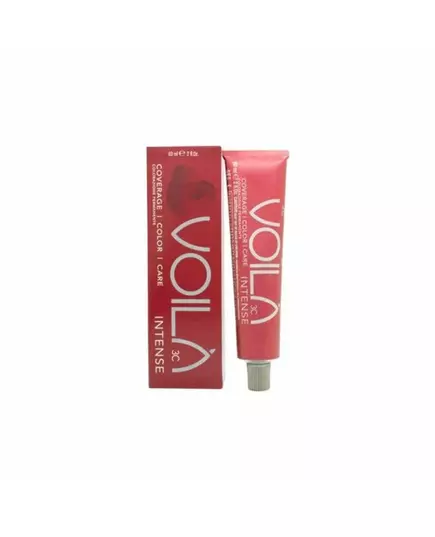 Стійка фарба для волосся Intercosmo Voila 3C Intense 6.0 Dark Blonde, 60 мл