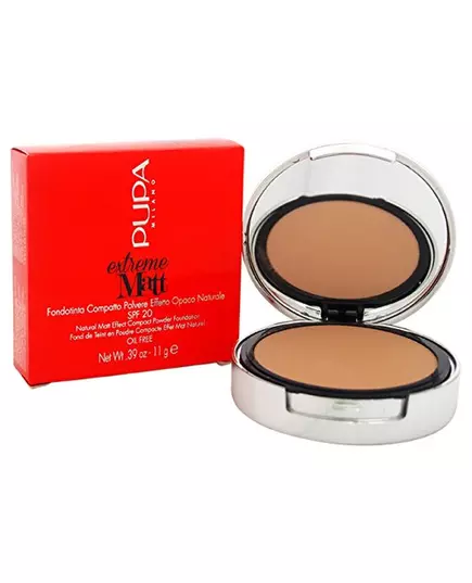 Компактна тональна основа Pupa Extreme Matt 080 Amber, 11 г, зображення 2